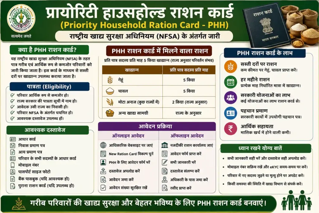 Priority Household Ration Card